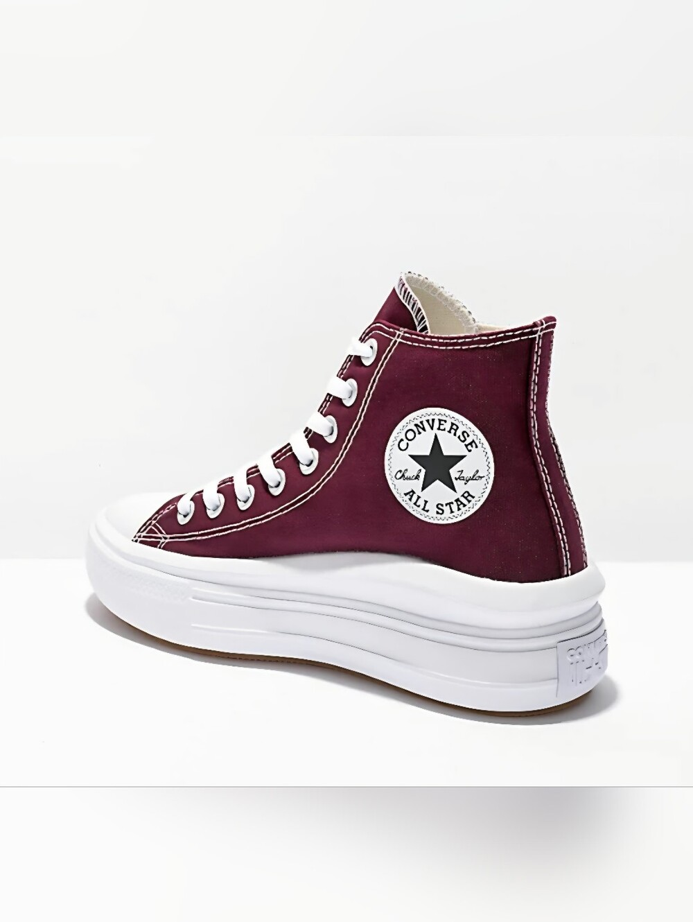 Converse Move HI DARK BEETROOT WHT WHT Women 11